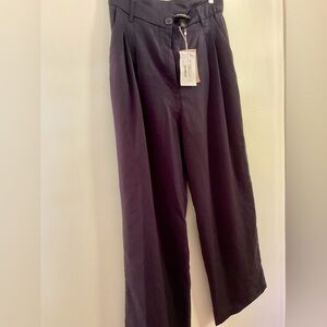 Monki Size 42 (US12) Navy Pants NWT